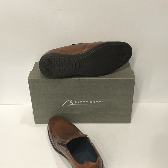 Bacco bucci casual shoes sneakers slip on tan - Picture 4 of 4